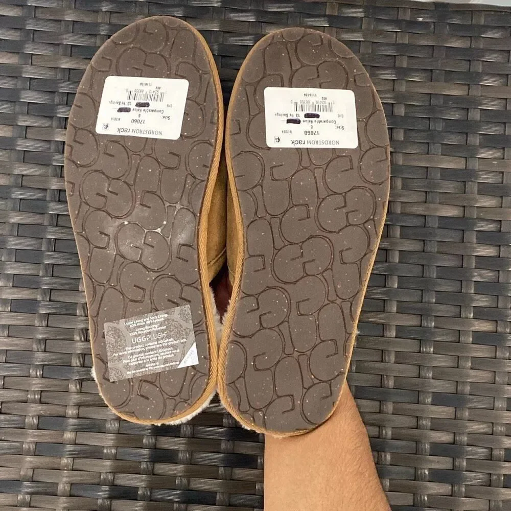 UGG Scuff suede slippers women’s size 6